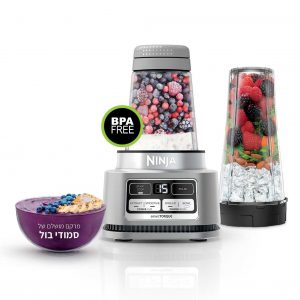  בלנדר מקצועי דגם NINJA POWER NUTRI DUO CB103 נינג’ה